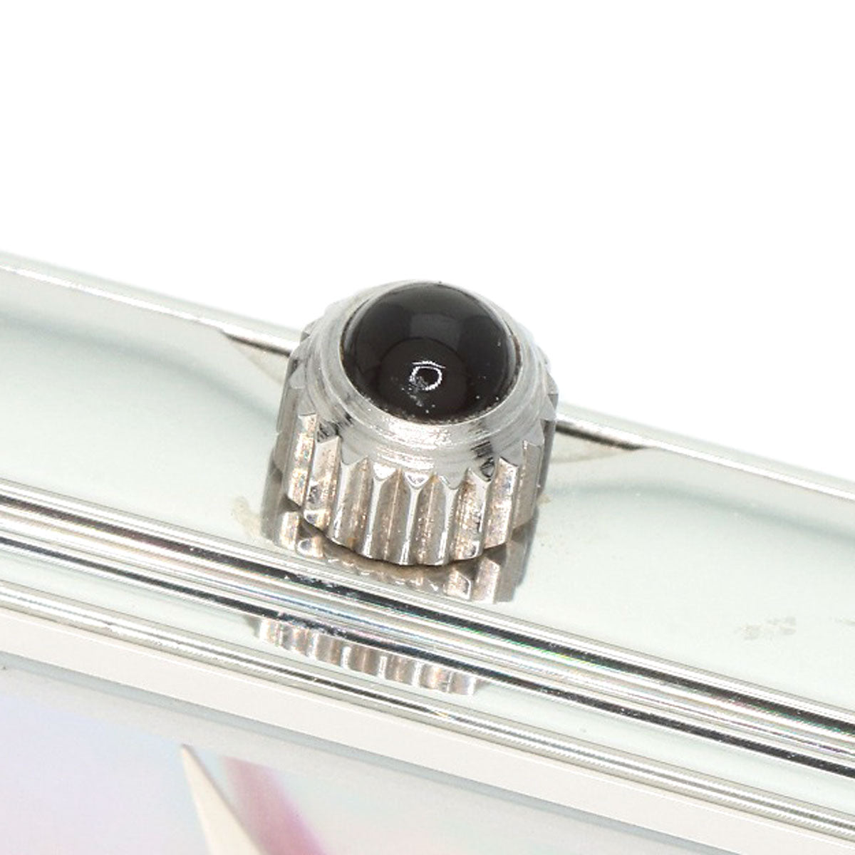 GUCCI Watches Quartz 1500L Stainless Steel , Stainless Steel Silver Square face bangle Pink shell dial Women Used