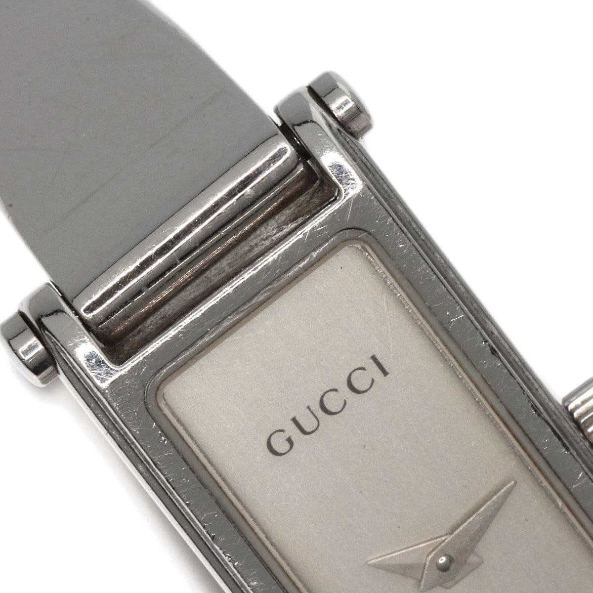 GUCCI Watches Quartz 1500L Stainless Steel Silver Square face Silver dial