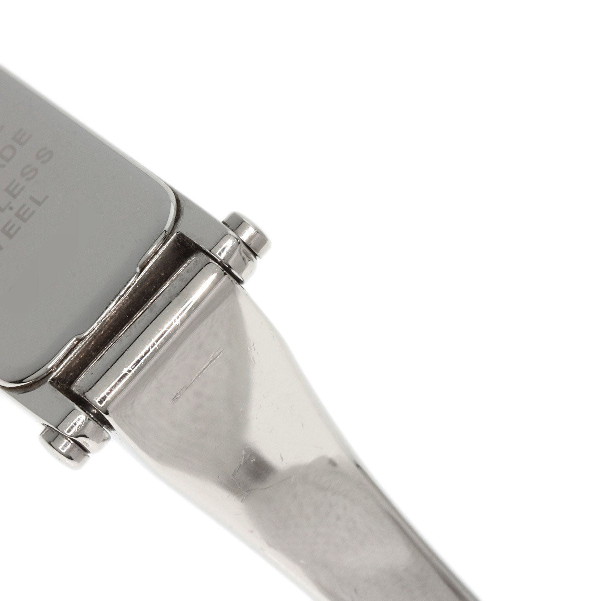 GUCCI Watches Quartz 1500L Stainless Steel Silver Square face Silver dial