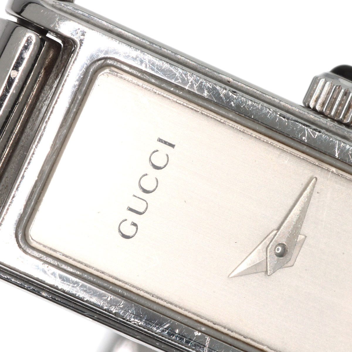GUCCI Watches Quartz 1500L Stainless Steel Silver Square face Silver dial