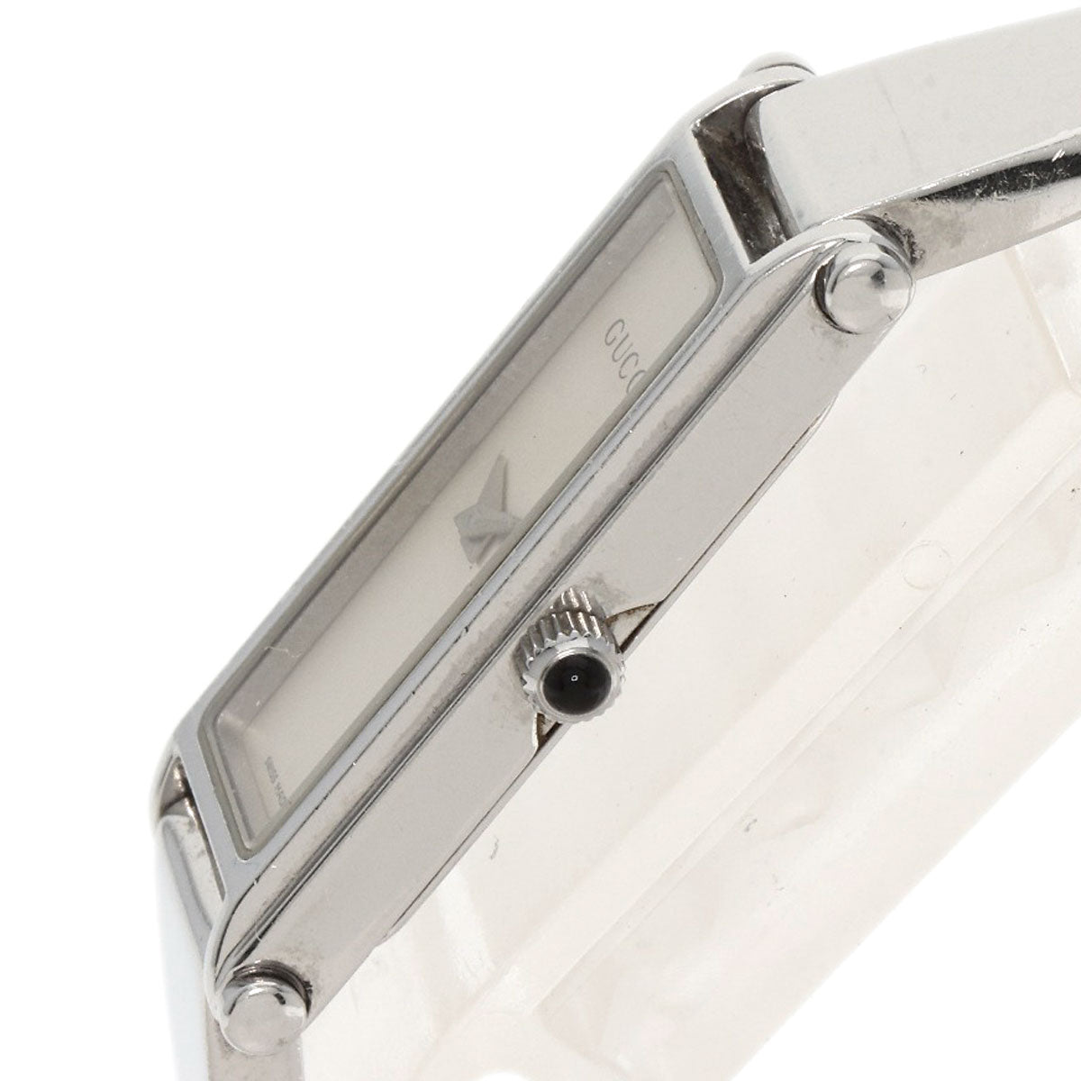 GUCCI Watches Quartz 1500L Stainless Steel Silver Square face Silver dial