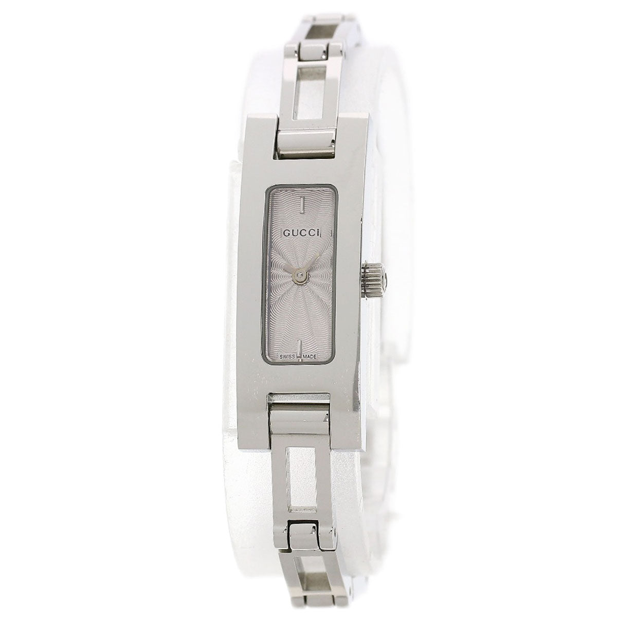 GUCCI Watches Quartz Stainless Steel , Stainless Steel Silver 3900L Silver dial Women Used
