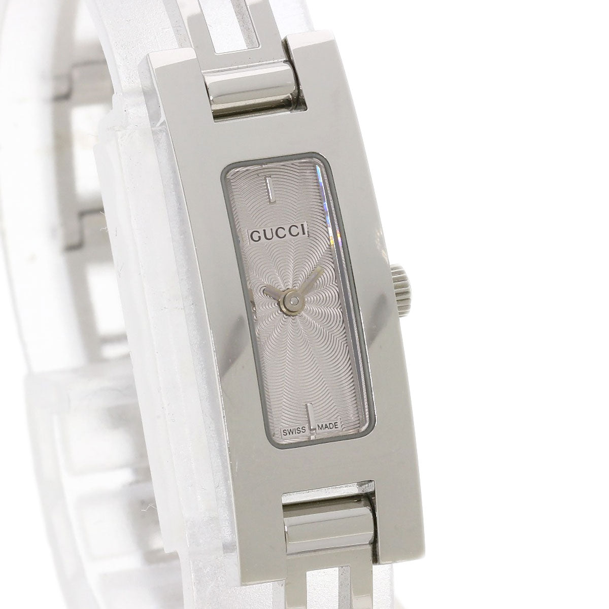 GUCCI Watches Quartz Stainless Steel , Stainless Steel Silver 3900L Silver dial Women Used