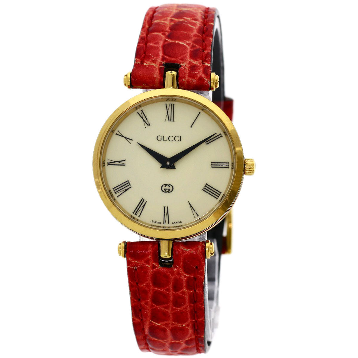 GUCCI Watches Quartz Gold Plated gold Sherry line Ivory dial
