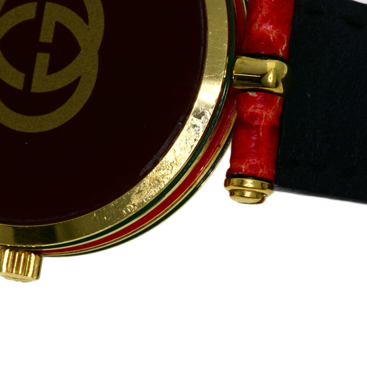 GUCCI Watches Quartz Gold Plated gold Sherry line Ivory dial