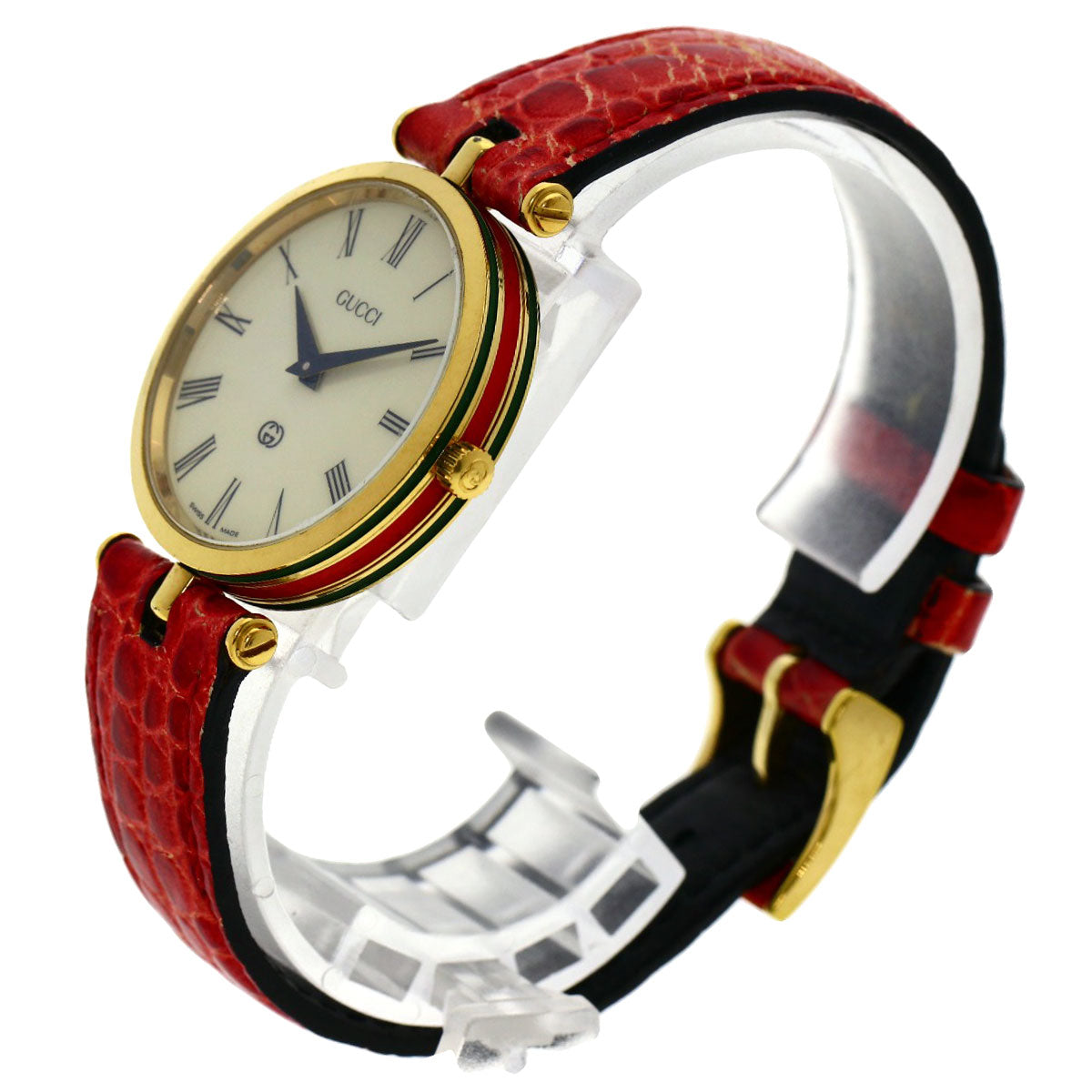 GUCCI Watches Quartz Gold Plated gold Sherry line Ivory dial