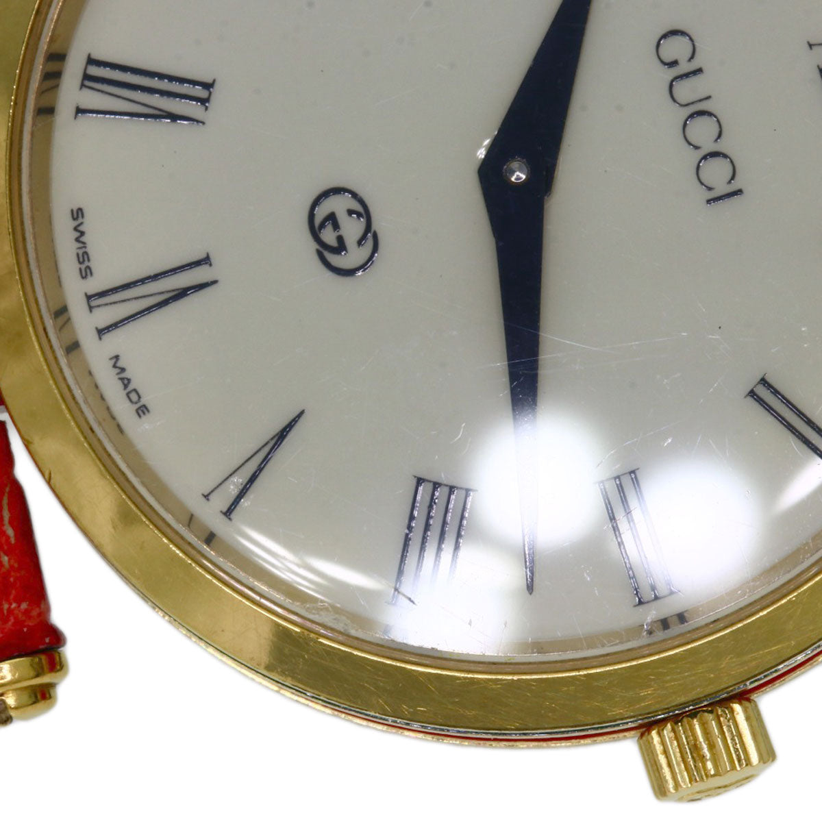 GUCCI Watches Quartz Gold Plated gold Sherry line Ivory dial