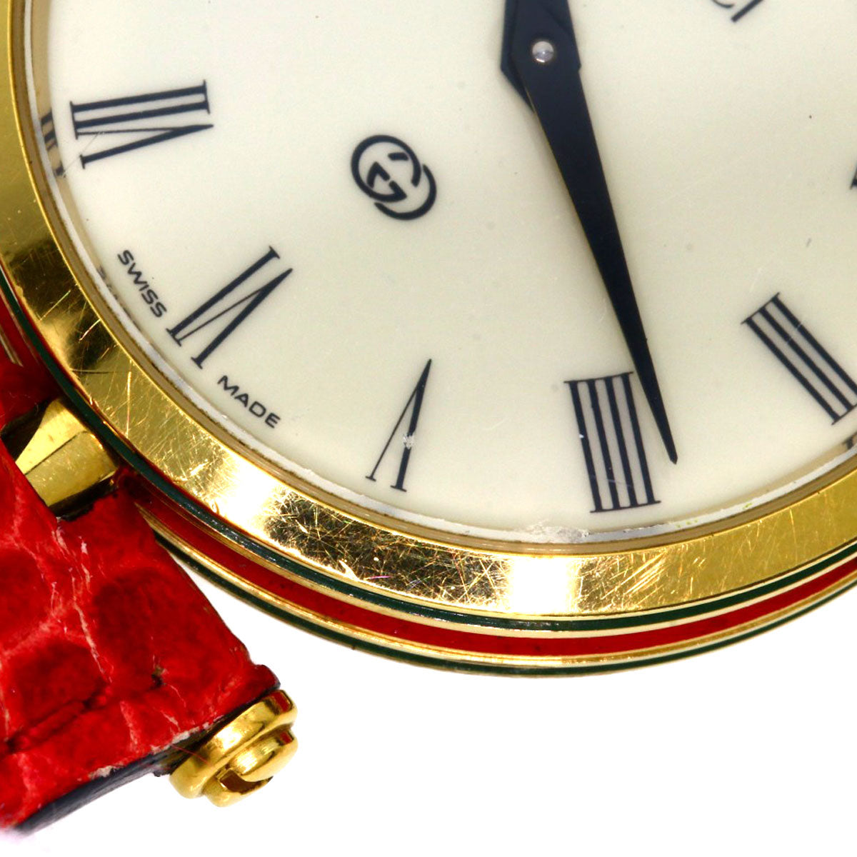 GUCCI Watches Quartz Gold Plated gold Sherry line Ivory dial
