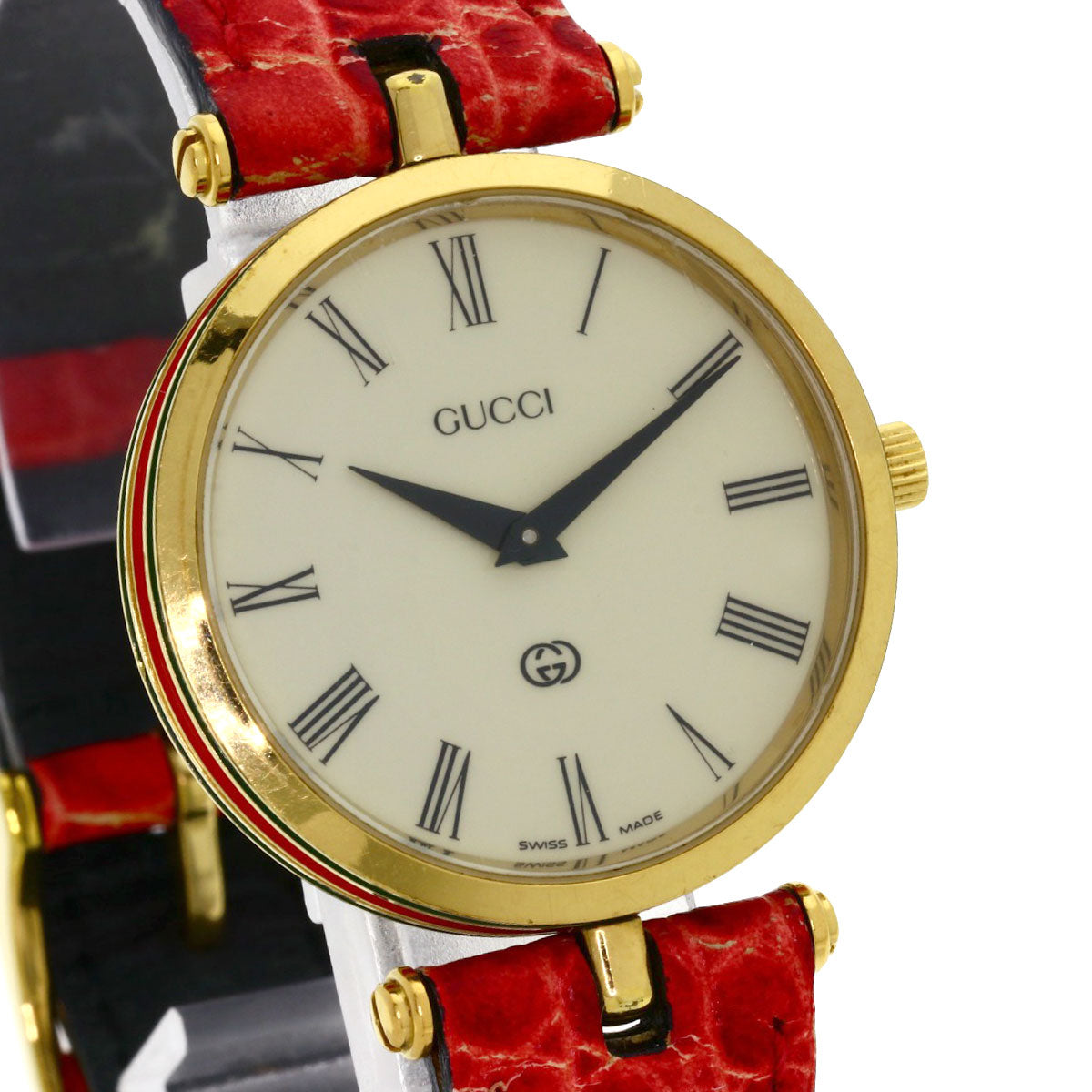 GUCCI Watches Quartz Gold Plated gold Sherry line Ivory dial