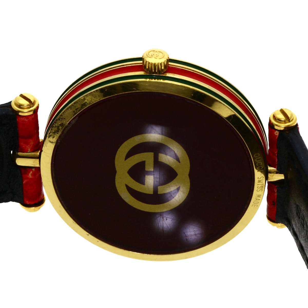 GUCCI Watches Quartz Gold Plated gold Sherry line Ivory dial