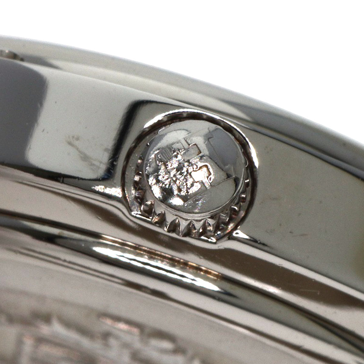 HERMES Watches Quartz CL4.210 Stainless Steel , Stainless Steel Silver Clipper Orange dial Women Used