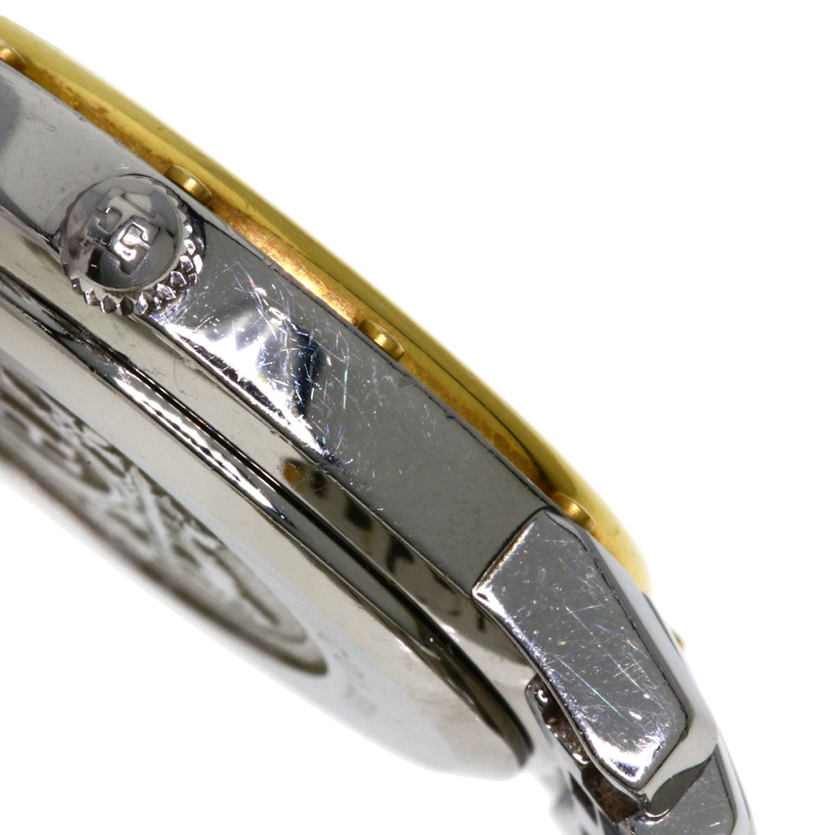 HERMES Watches Quartz CO1.220 Stainless Steel , SSxGP Silver Clipper oval Silver dial Women Used