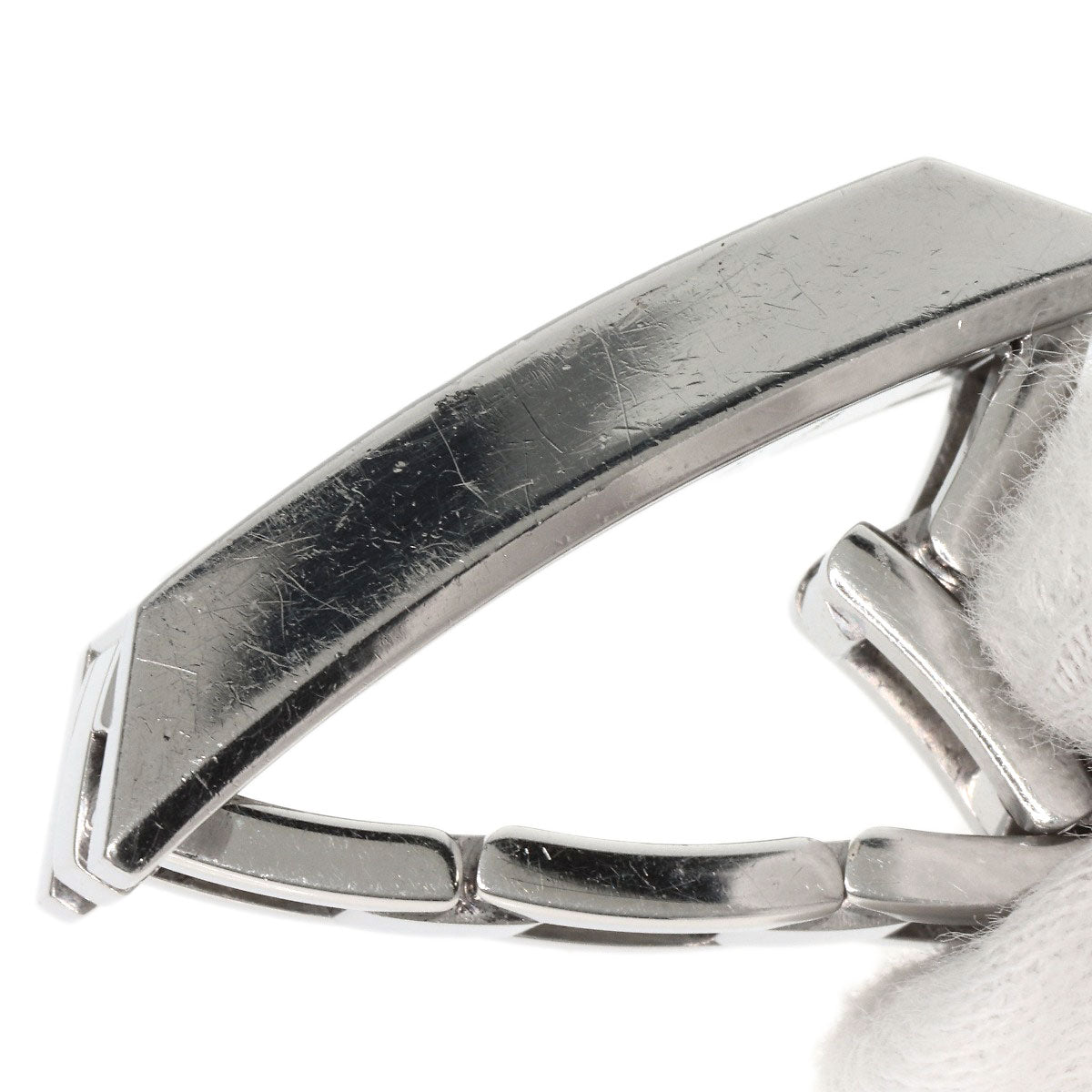 GUCCI Watches Quartz 110 Stainless Steel Silver Square Face 3P Diamond white dial