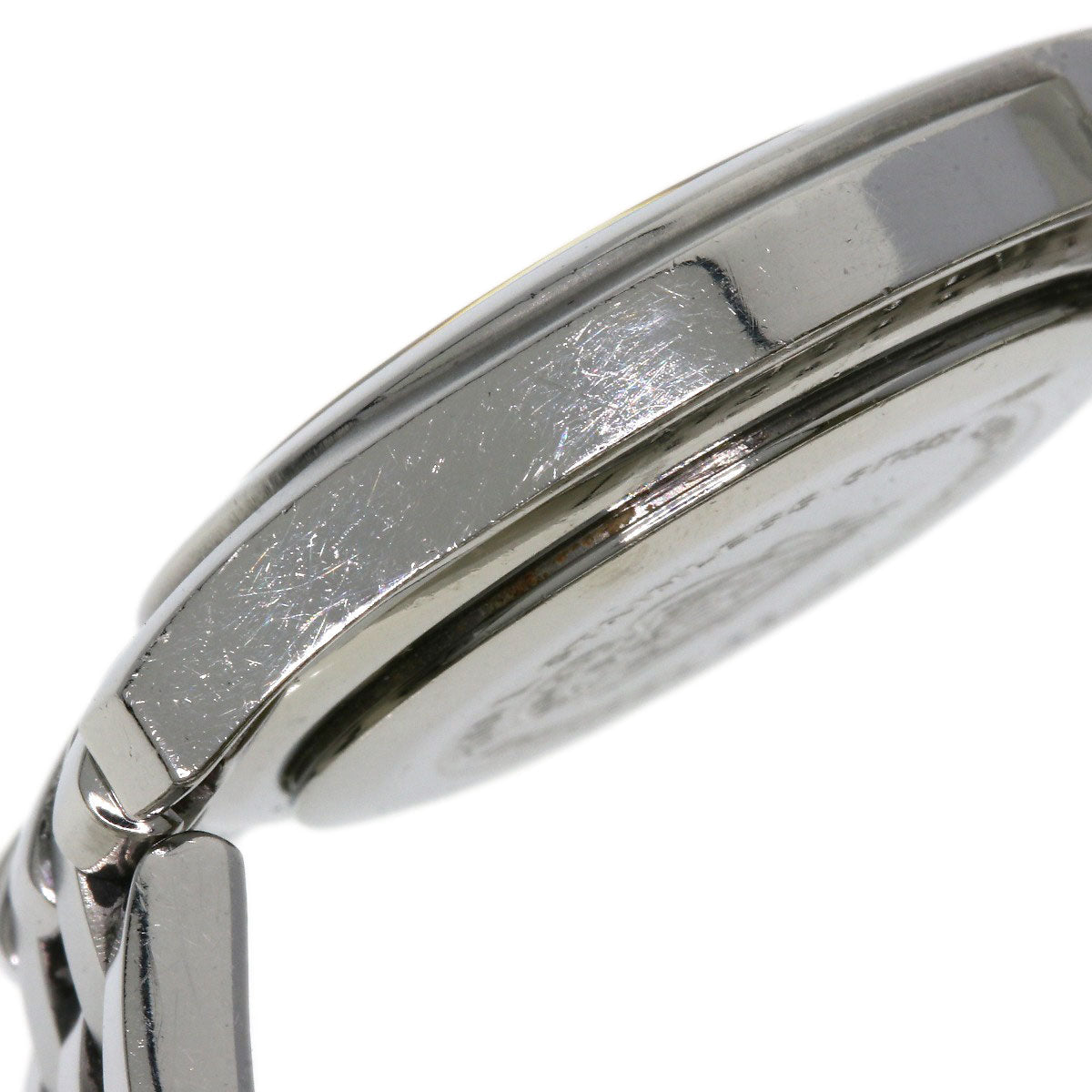 GUCCI Watches Quartz 5500L Stainless Steel , Stainless Steel Silver Round face Silver dial Women Used