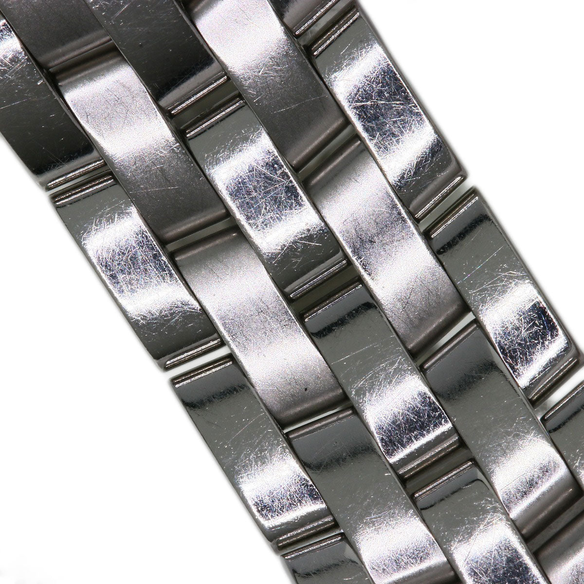 GUCCI Watches Quartz 5500L Stainless Steel , Stainless Steel Silver Round face Silver dial Women Used