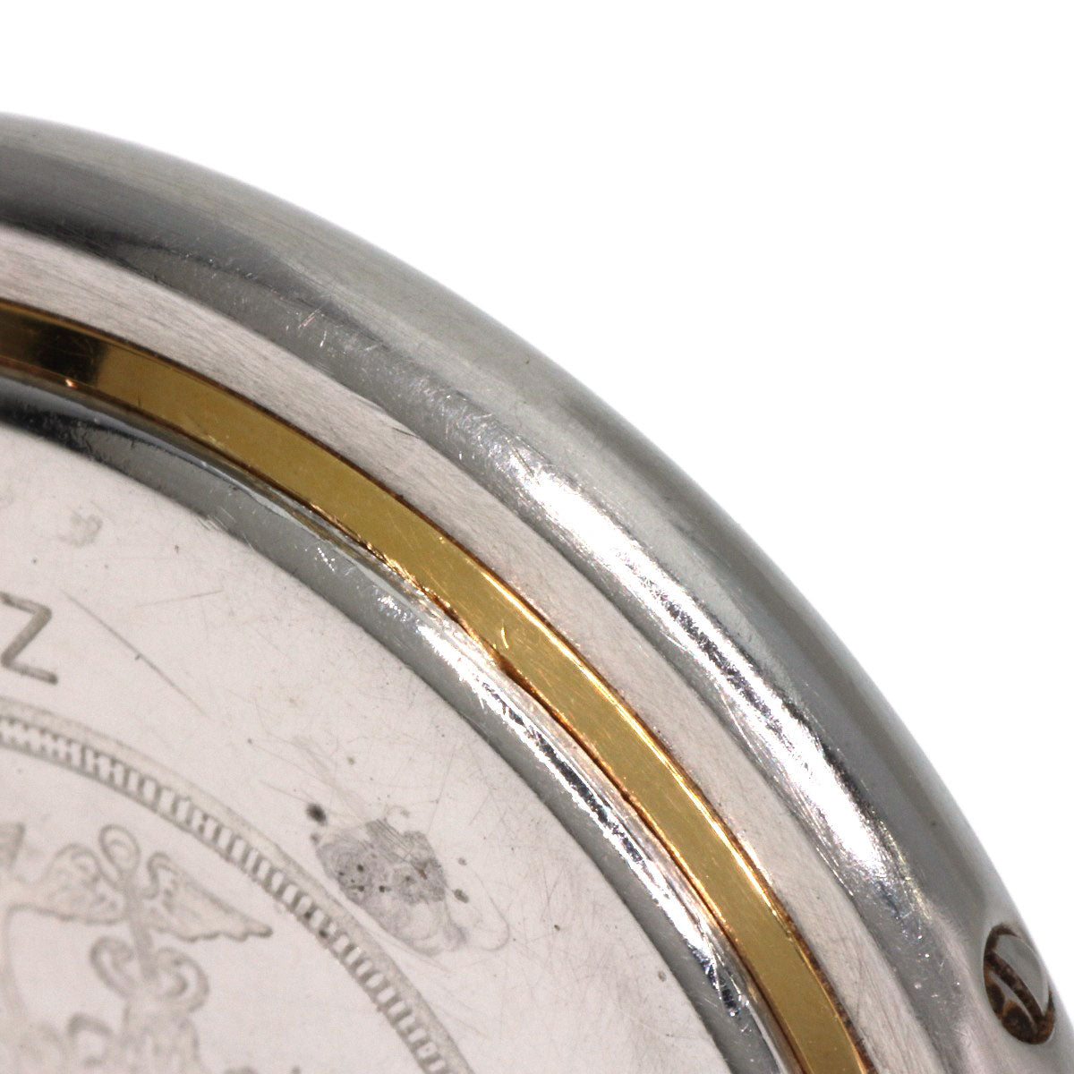 HERMES Watches Quartz Stainless Steel , SSxGP gold profile cream dial mens Used