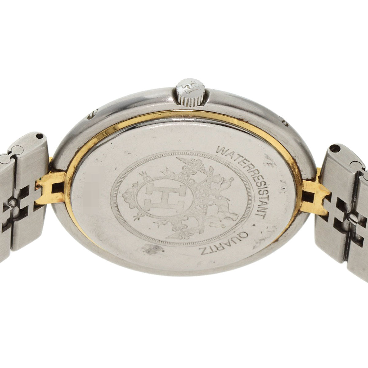 HERMES Watches Quartz Stainless Steel , SSxGP gold profile cream dial mens Used