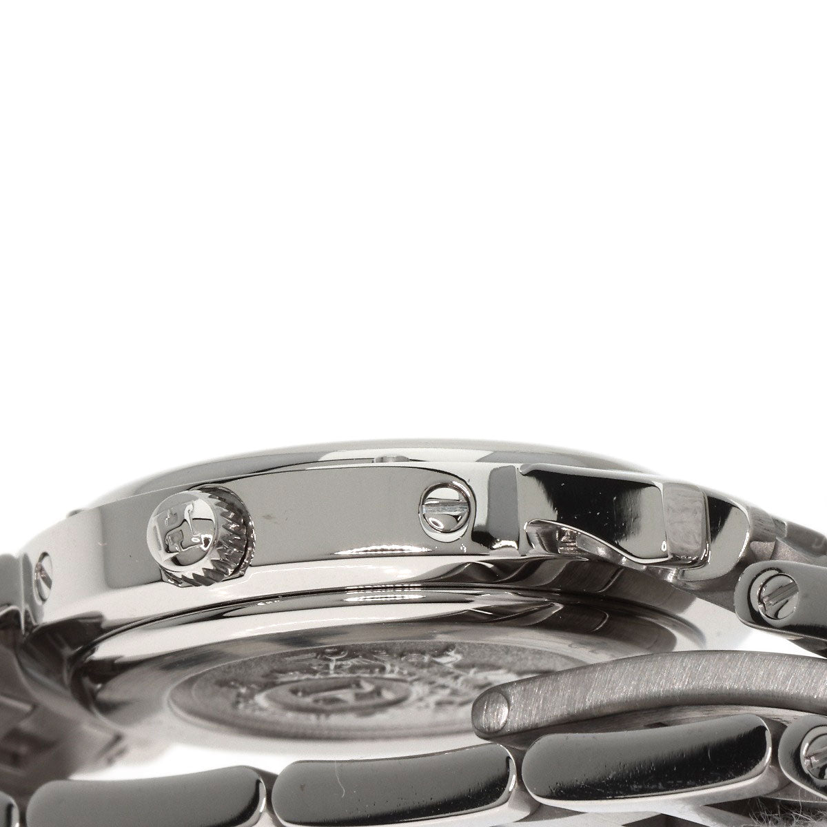 HERMES Watches Quartz CL4.210 Stainless Steel , Stainless Steel Silver Clipper white dial Women Used