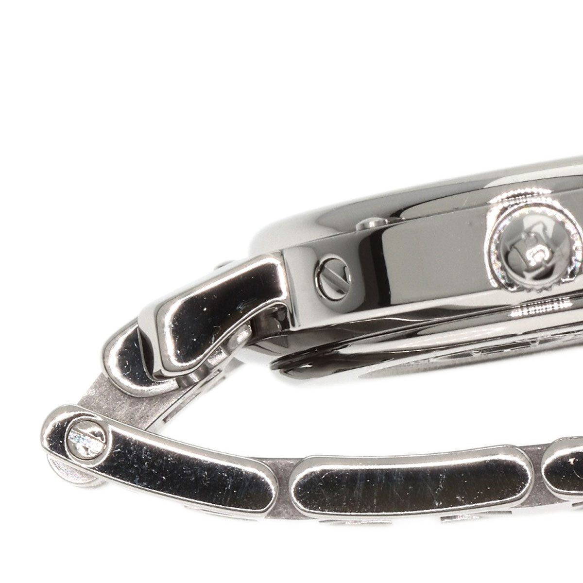HERMES Watches Quartz CL4.210 Stainless Steel , Stainless Steel Silver Clipper white dial Women Used