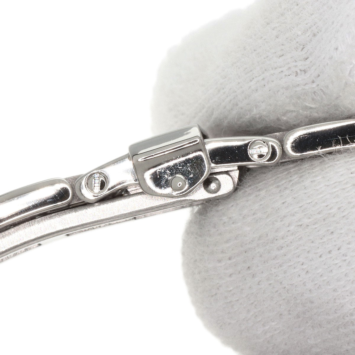 HERMES Watches Quartz CL4.210 Stainless Steel , Stainless Steel Silver Clipper white dial Women Used