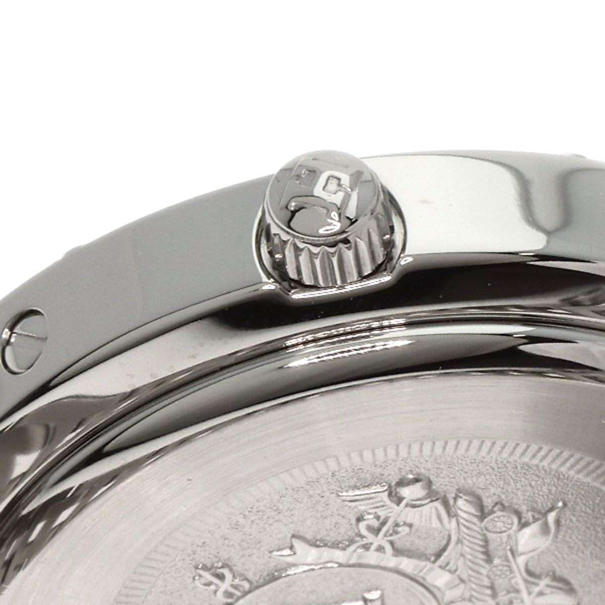 HERMES Watches Quartz CL4.210 Stainless Steel , Stainless Steel Silver Clipper white dial Women Used