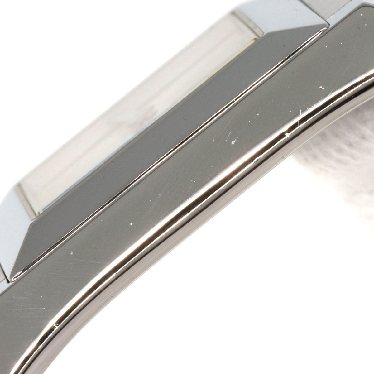 GUCCI Watches Quartz 111L Stainless Steel , Stainless Steel Silver Square face Ivory dial Women Used
