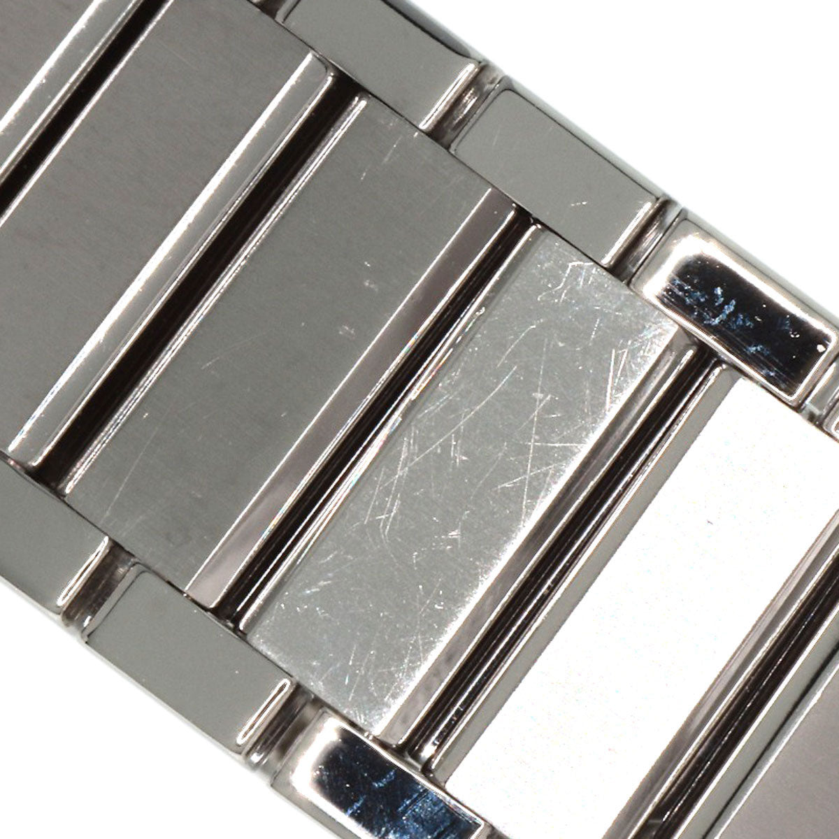 GUCCI Watches Quartz 111L Stainless Steel Silver Square face Ivory dial