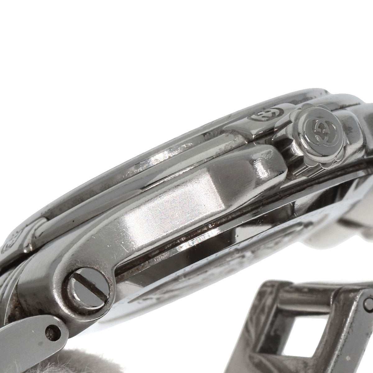 GUCCI Watches Quartz 9040L Stainless Steel Silver Round face Silver dial