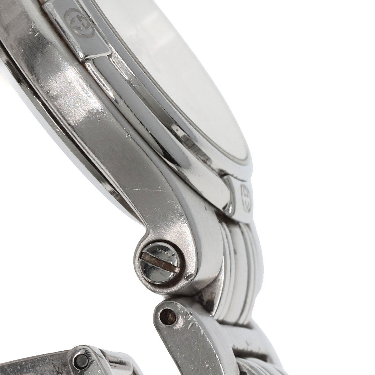 GUCCI Watches Quartz 9040L Stainless Steel Silver Round face Silver dial
