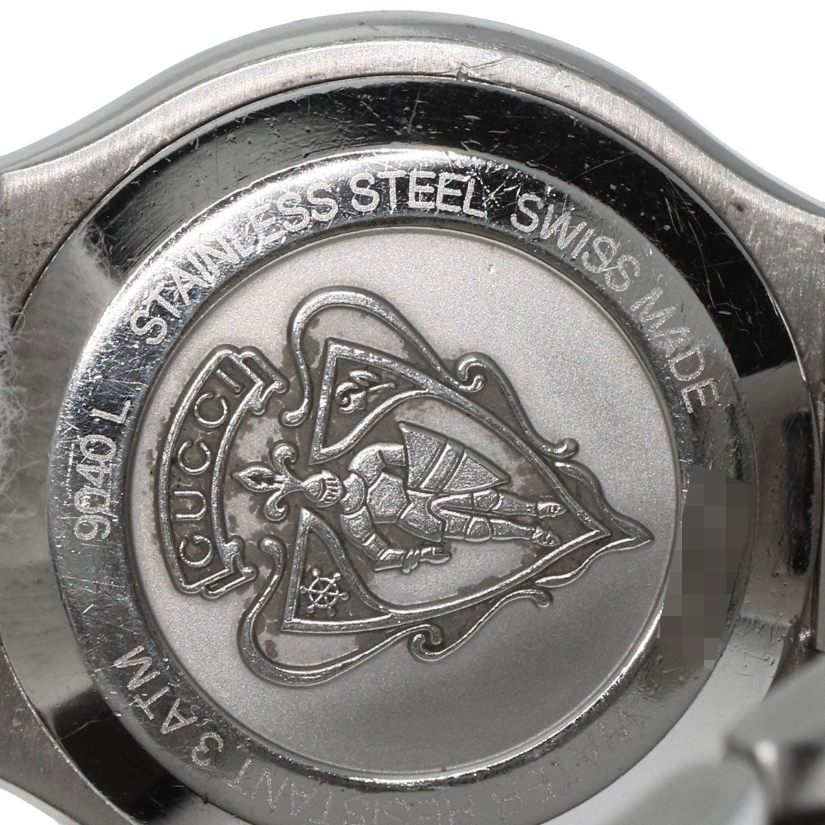 GUCCI Watches Quartz 9040L Stainless Steel Silver Round face Silver dial