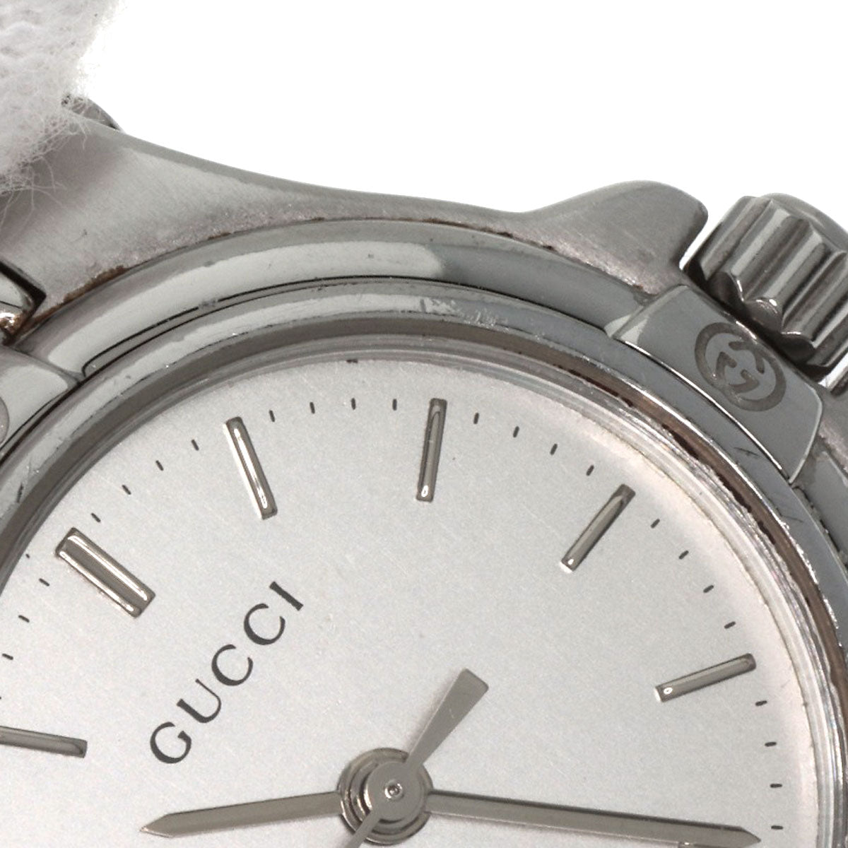 GUCCI Watches Quartz 9040L Stainless Steel Silver Round face Silver dial