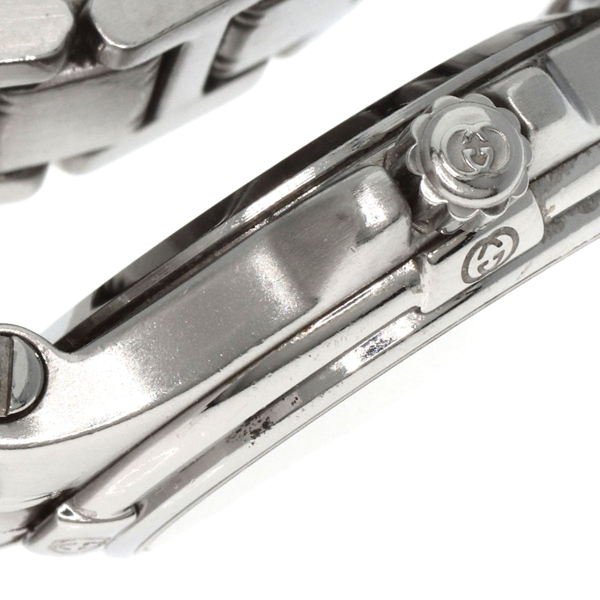 GUCCI Watches Quartz 9040L Stainless Steel Silver Round face Silver dial