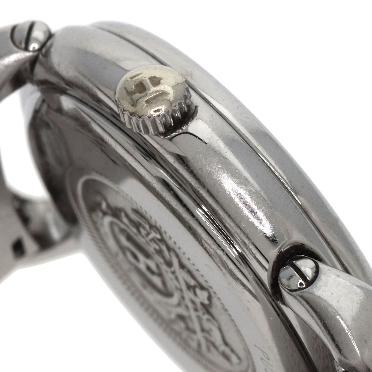 HERMES Watches Quartz PU2.210 Stainless Steel , Stainless Steel Silver Pullman blue dial Women Used