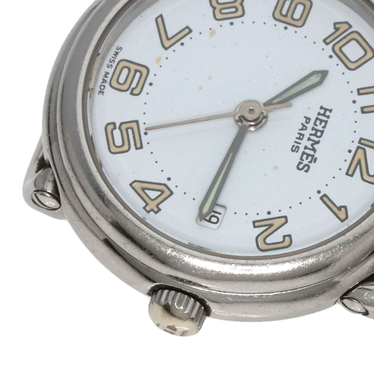 HERMES Watches Quartz PU2.210 Stainless Steel , Stainless Steel Silver Pullman blue dial Women Used