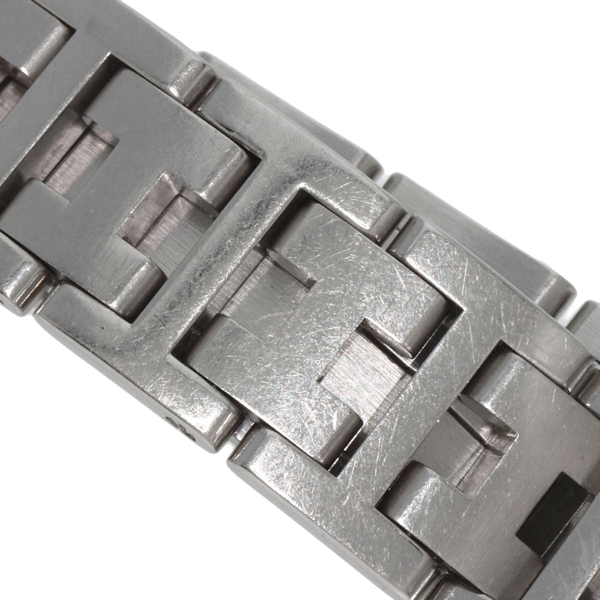 HERMES Watches Quartz PU2.210 Stainless Steel , Stainless Steel Silver Pullman blue dial Women Used