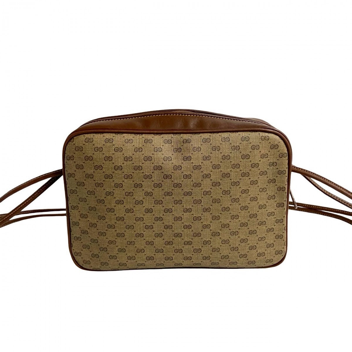 GUCCI Shoulder Bag leather Brown