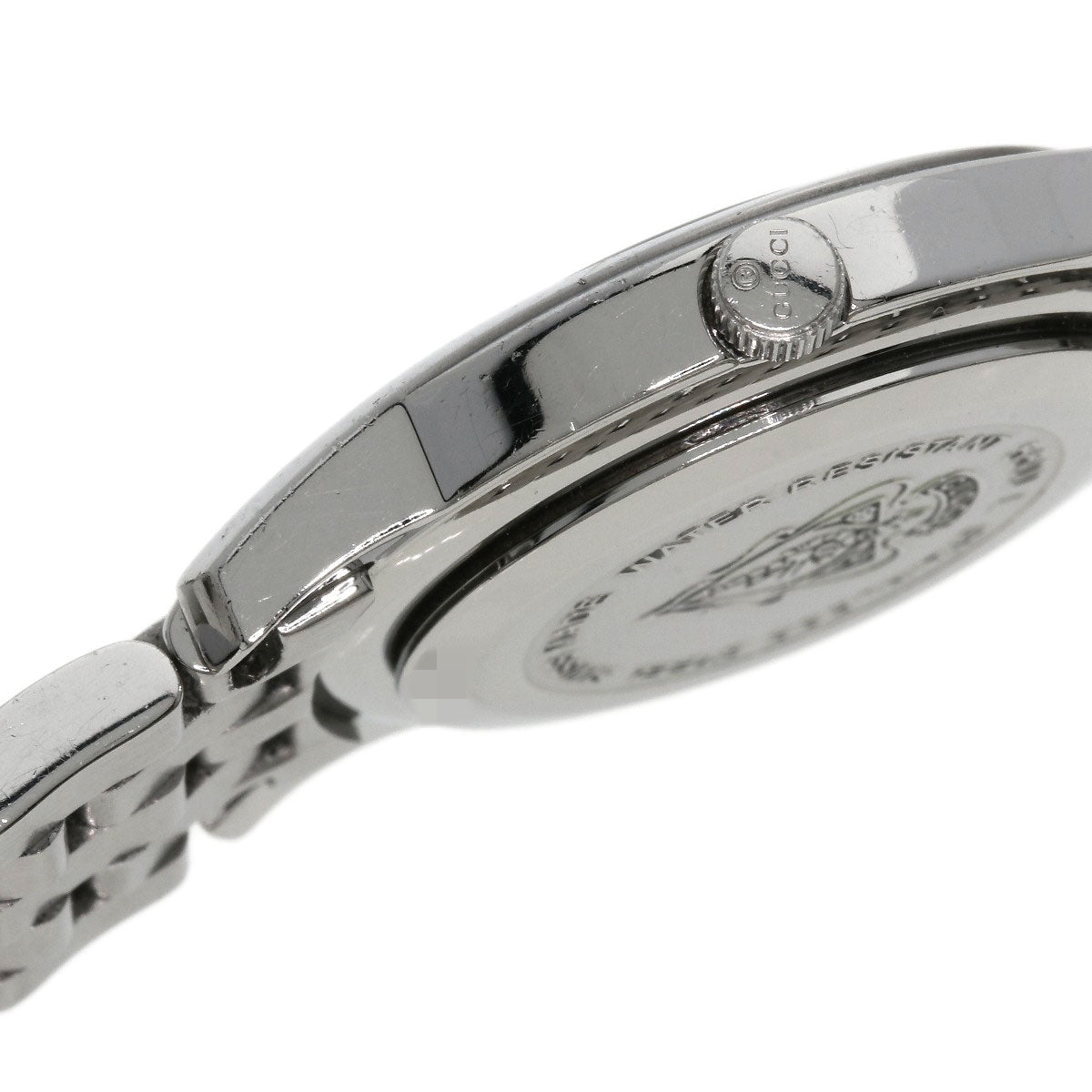 GUCCI Watches Quartz Stainless Steel , Stainless Steel Silver 5500L Silver dial Women Used