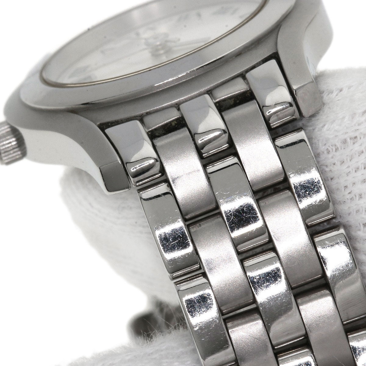 GUCCI Watches Quartz Stainless Steel , Stainless Steel Silver 5500L Silver dial Women Used