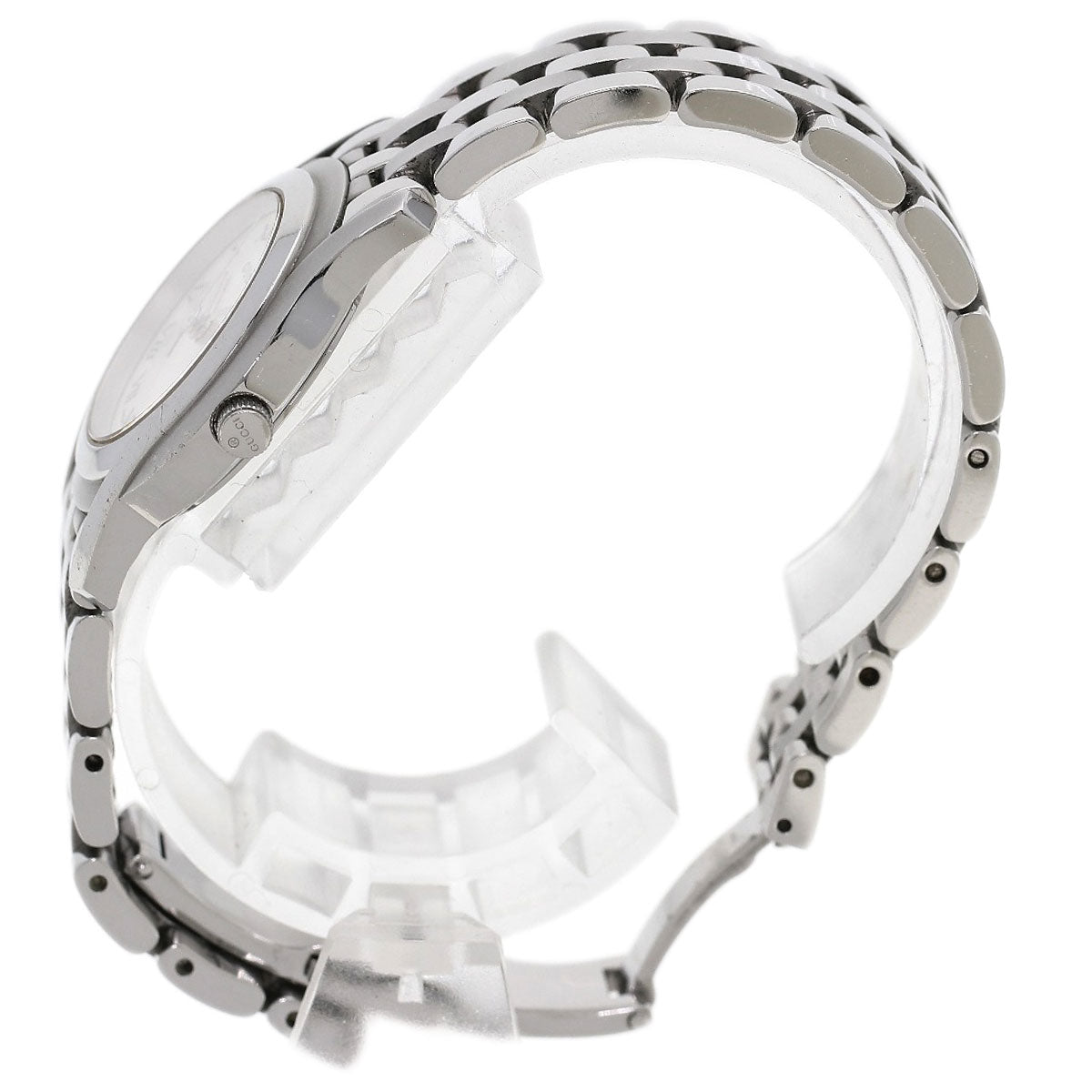 GUCCI Watches Quartz Stainless Steel , Stainless Steel Silver 5500L Silver dial Women Used