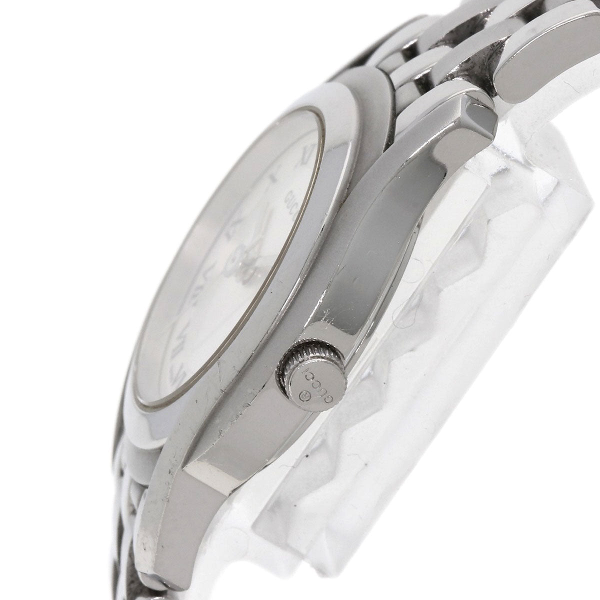 GUCCI Watches Quartz Stainless Steel , Stainless Steel Silver 5500L Silver dial Women Used