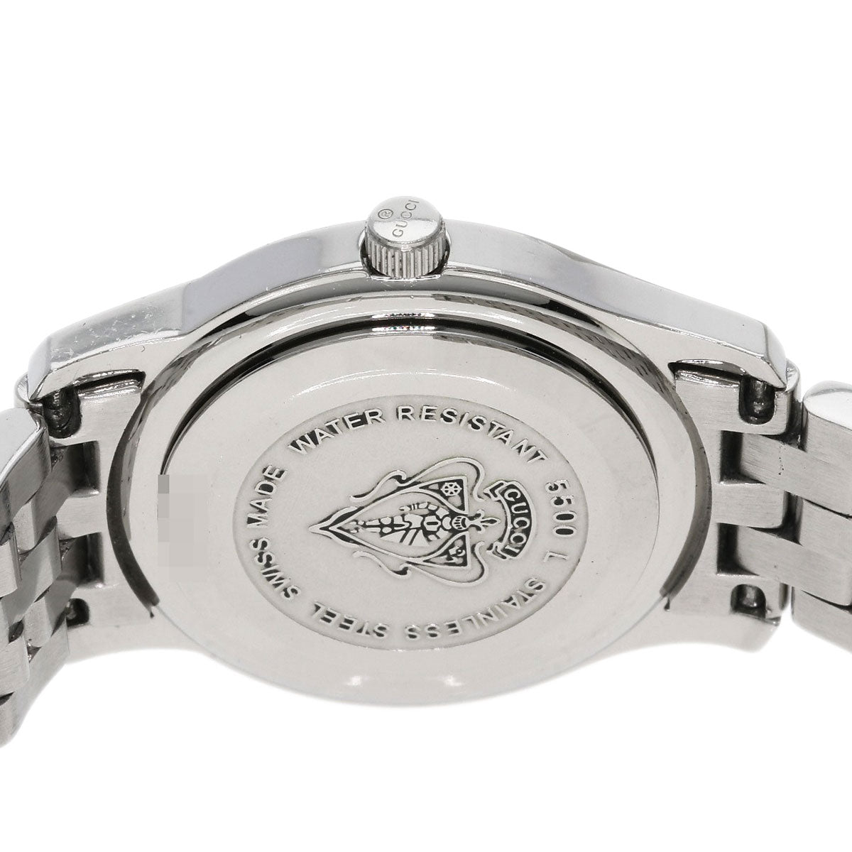 GUCCI Watches Quartz Stainless Steel , Stainless Steel Silver 5500L Silver dial Women Used