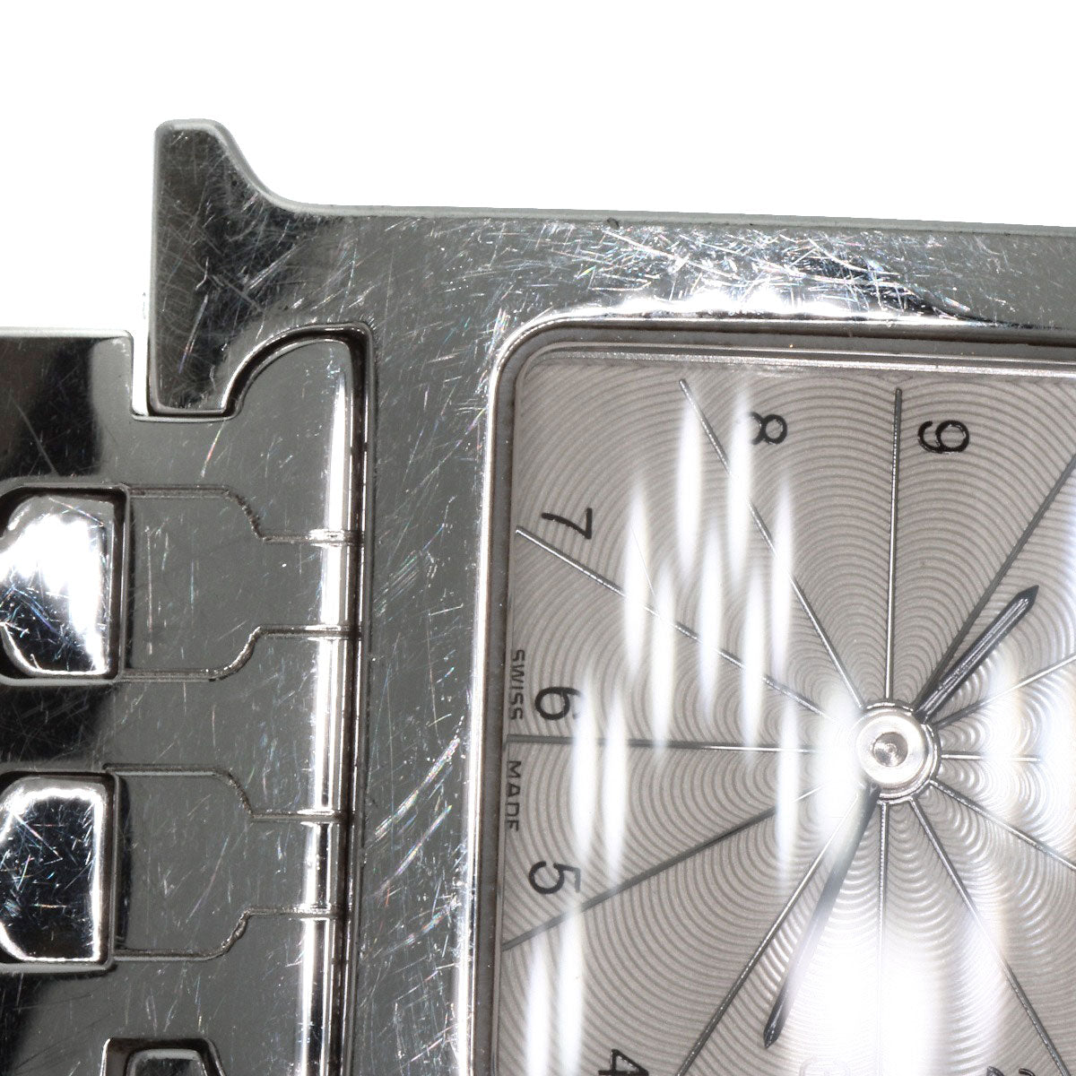 HERMES Watches Quartz HH1.210 Stainless Steel , Stainless Steel Silver H watch Silver dial Women Used