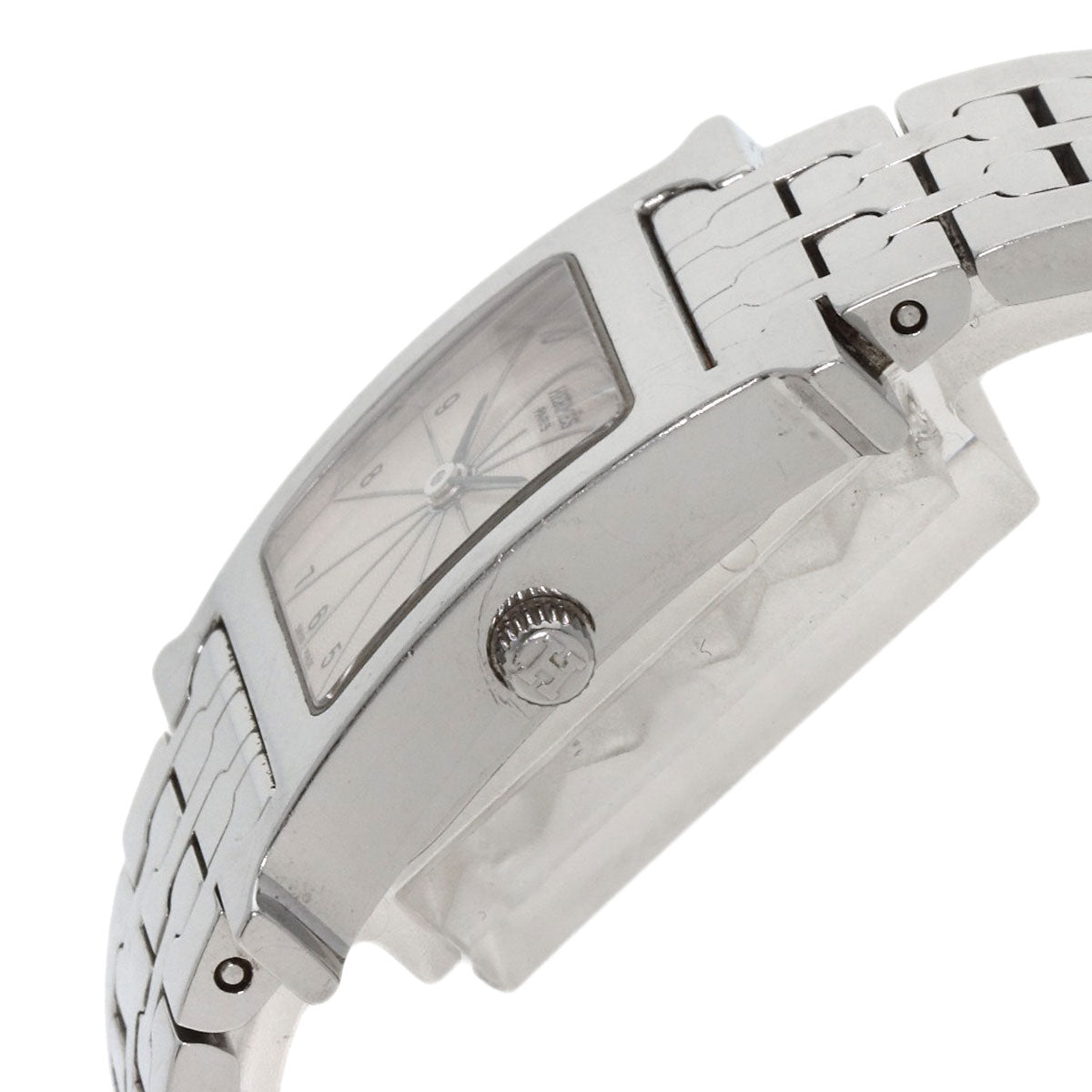 HERMES Watches Quartz HH1.210 Stainless Steel , Stainless Steel Silver H watch Silver dial Women Used