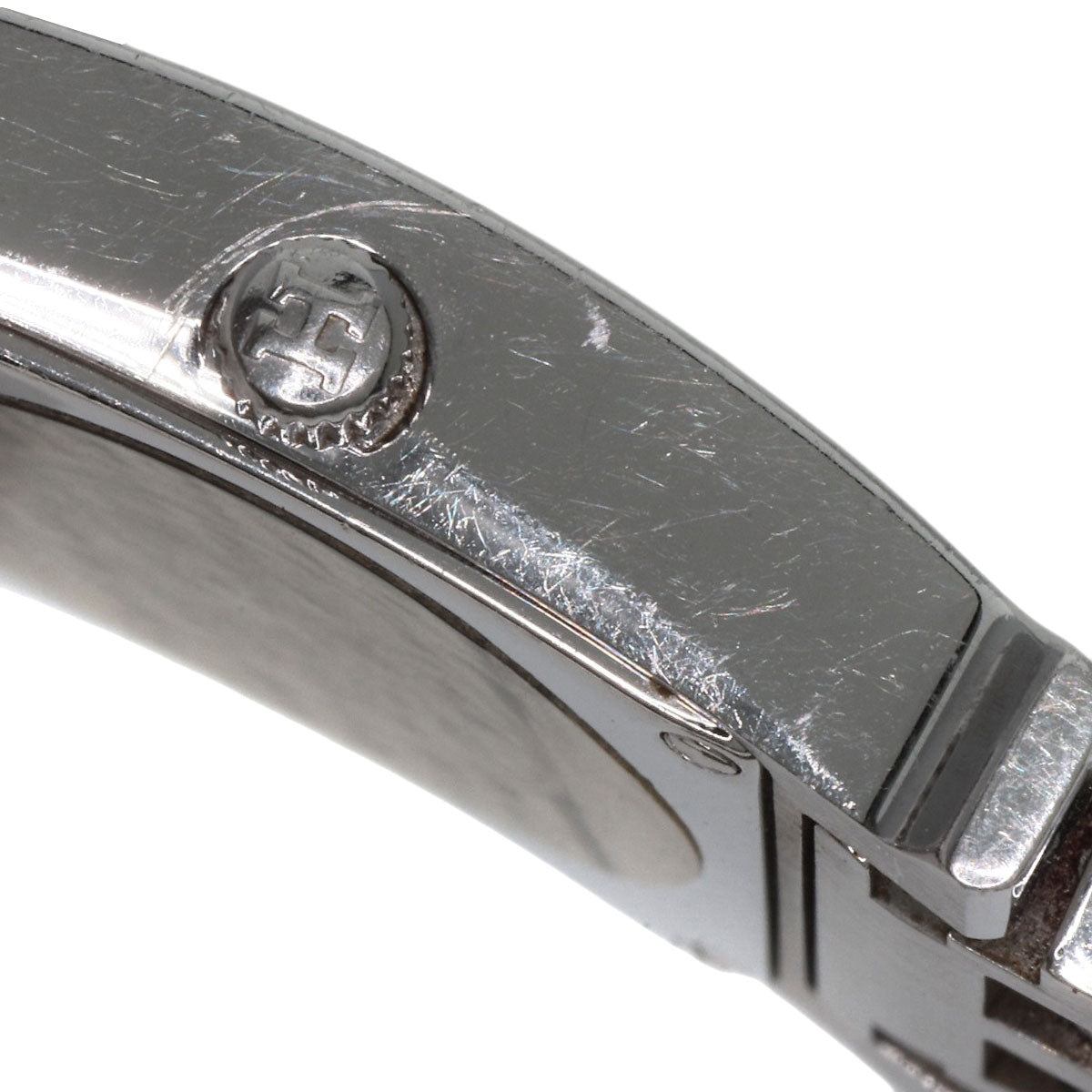 HERMES Watches Quartz HH1.210 Stainless Steel , Stainless Steel Silver H watch Silver dial Women Used