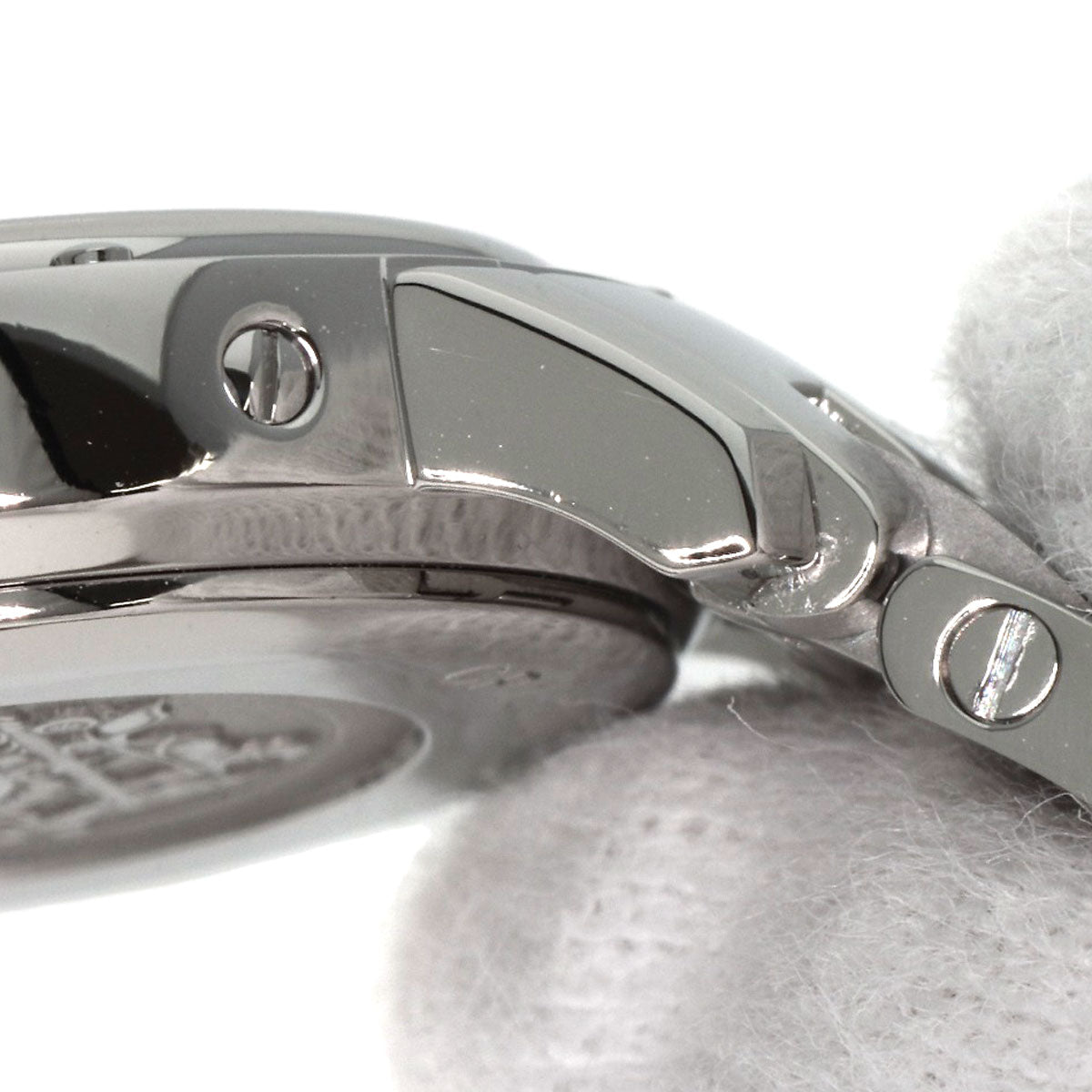 HERMES Watches Quartz CP1.210 Stainless Steel , Stainless Steel Silver Clipper Classic Silver dial Women Used