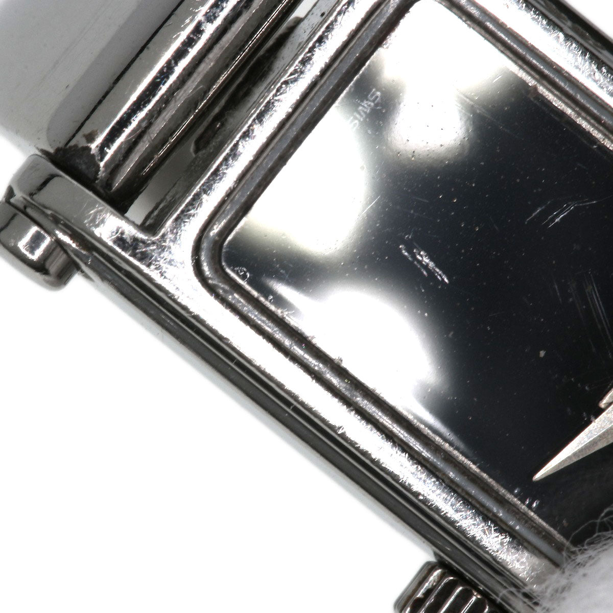 GUCCI Watches Quartz Stainless Steel , Stainless Steel Silver 1500L black dial Women Used