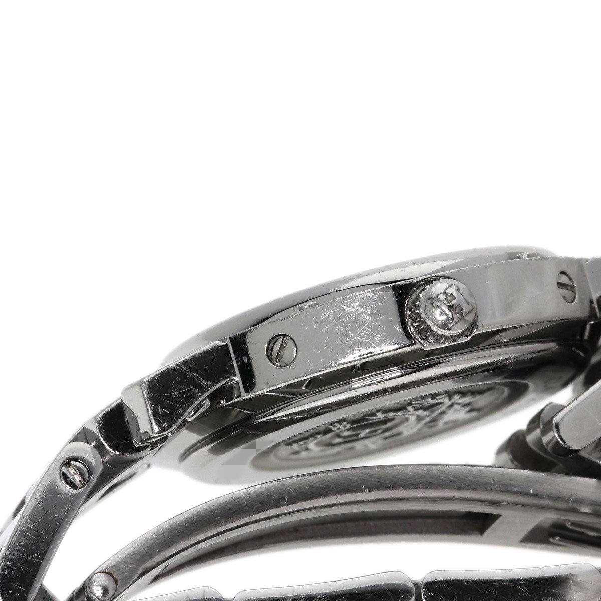 HERMES Watches Quartz CL4.210 Stainless Steel , Stainless Steel Silver Clipper Nacre White shell dial Women Used