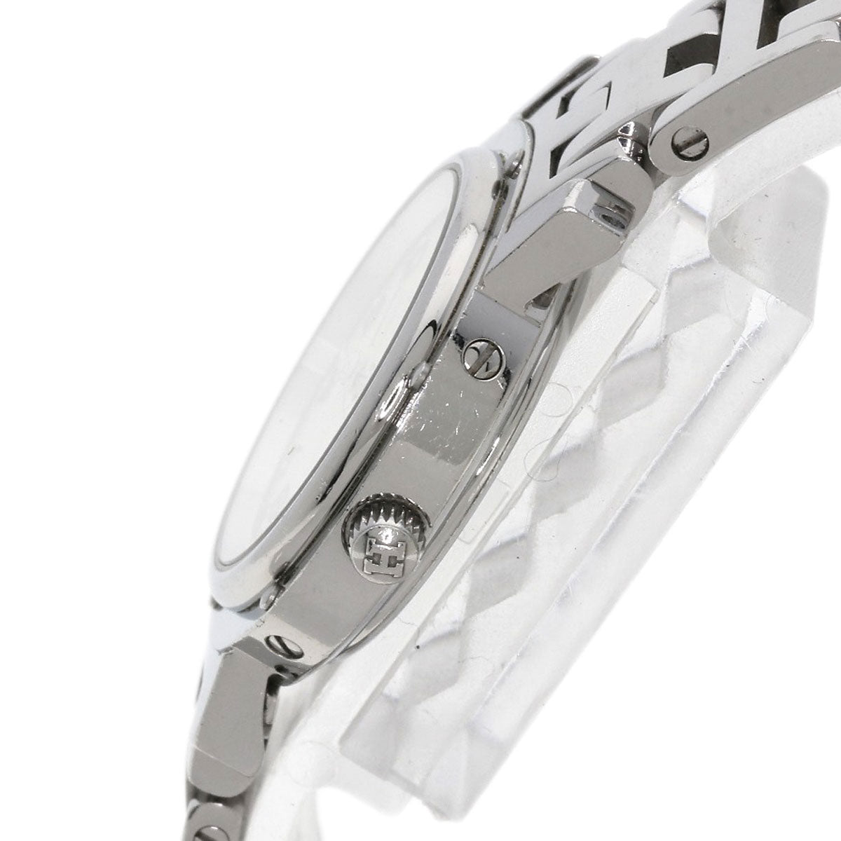 HERMES Watches Quartz CL4.210 Stainless Steel , Stainless Steel Silver Clipper Nacre White shell dial Women Used