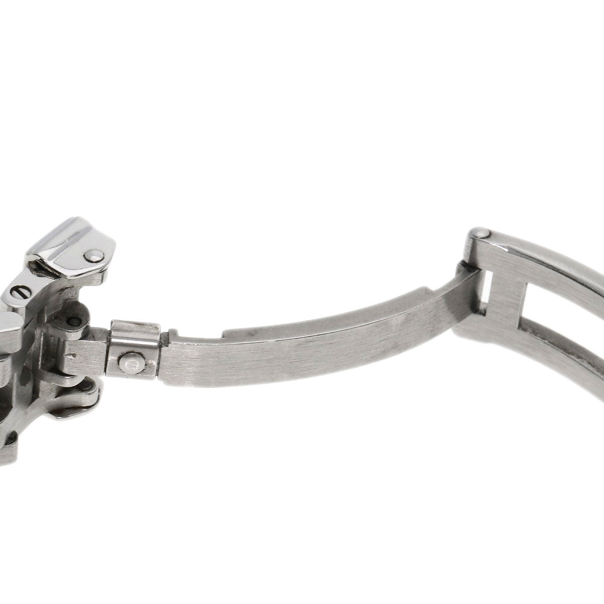 HERMES Watches Quartz CL4.210 Stainless Steel , Stainless Steel Silver Clipper Nacre White shell dial Women Used