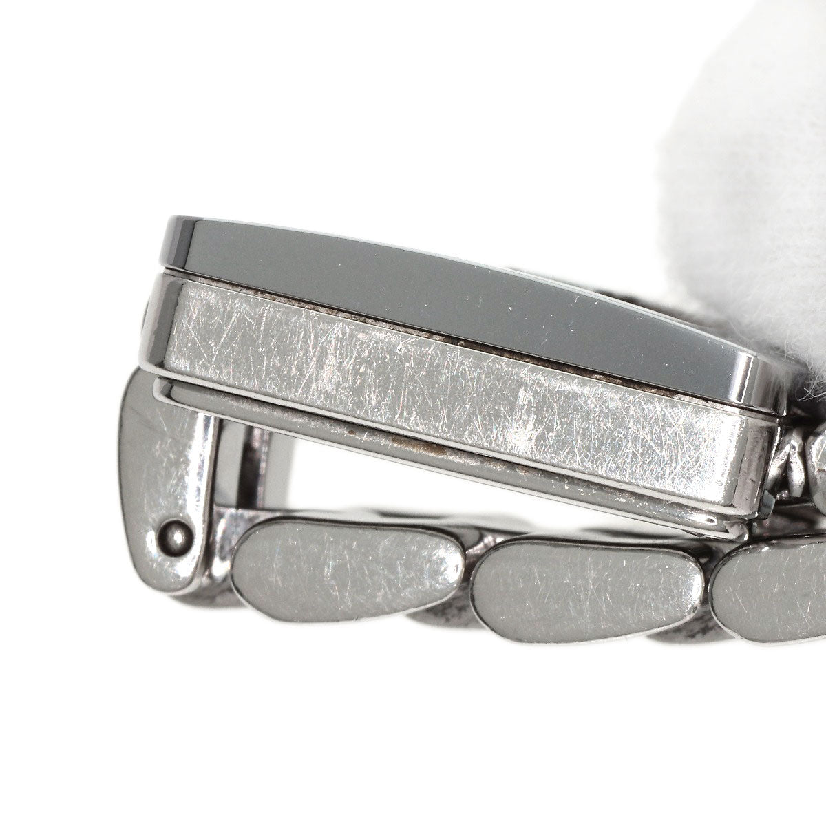 GUCCI Watches Quartz 3600L Stainless Steel , Stainless Steel Silver G logo black dial Women Used